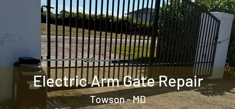Electric Arm Gate Repair Towson - MD